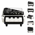 Vallivelle Interactive Pet Piano Feeder Toy, Black Plastic Treat ...