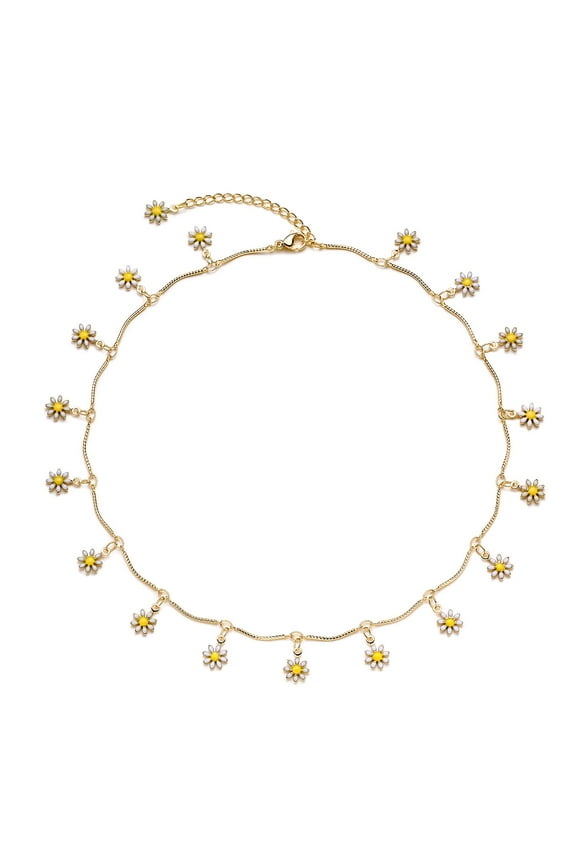 14k Gold Plated Dainty Rope Short Chain Choker Necklace for Women Jewelry Gift