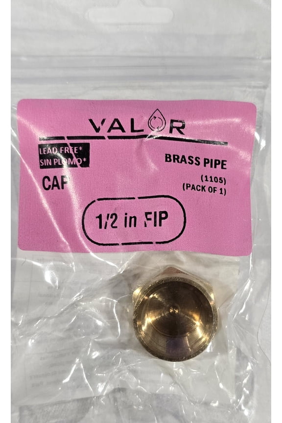 1105-1P 1/2 in. Lead Free Brass FIP CAP
