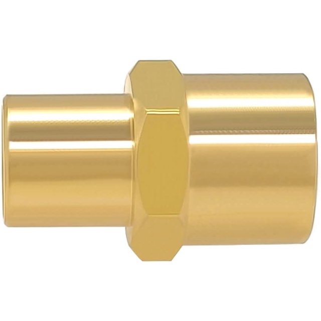 Valor 14052P Brass 1/4 in FIP x 1/8 in FIP Coupling for Fuel/Air/Water