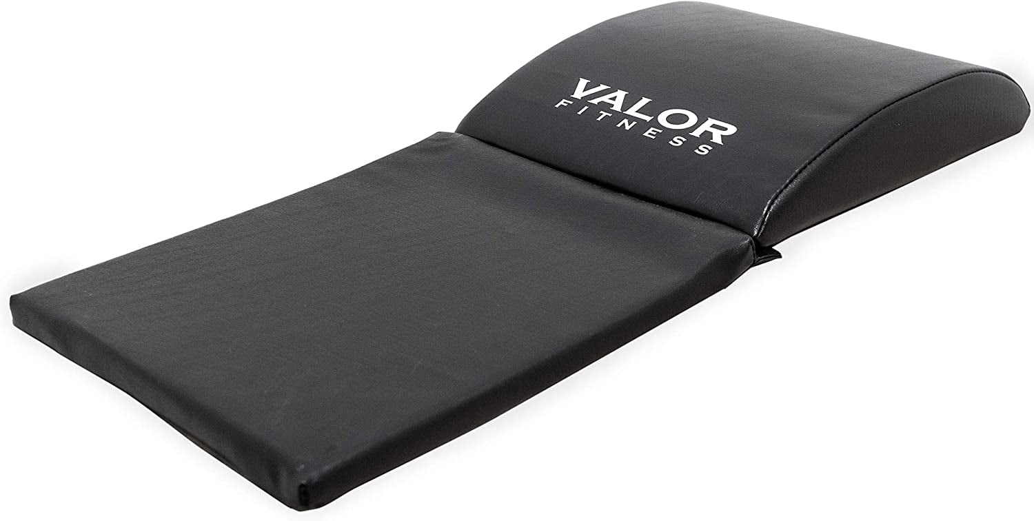 Valor Fitness Ab Mat with Detachable Pad – Lumbar Support for Core
