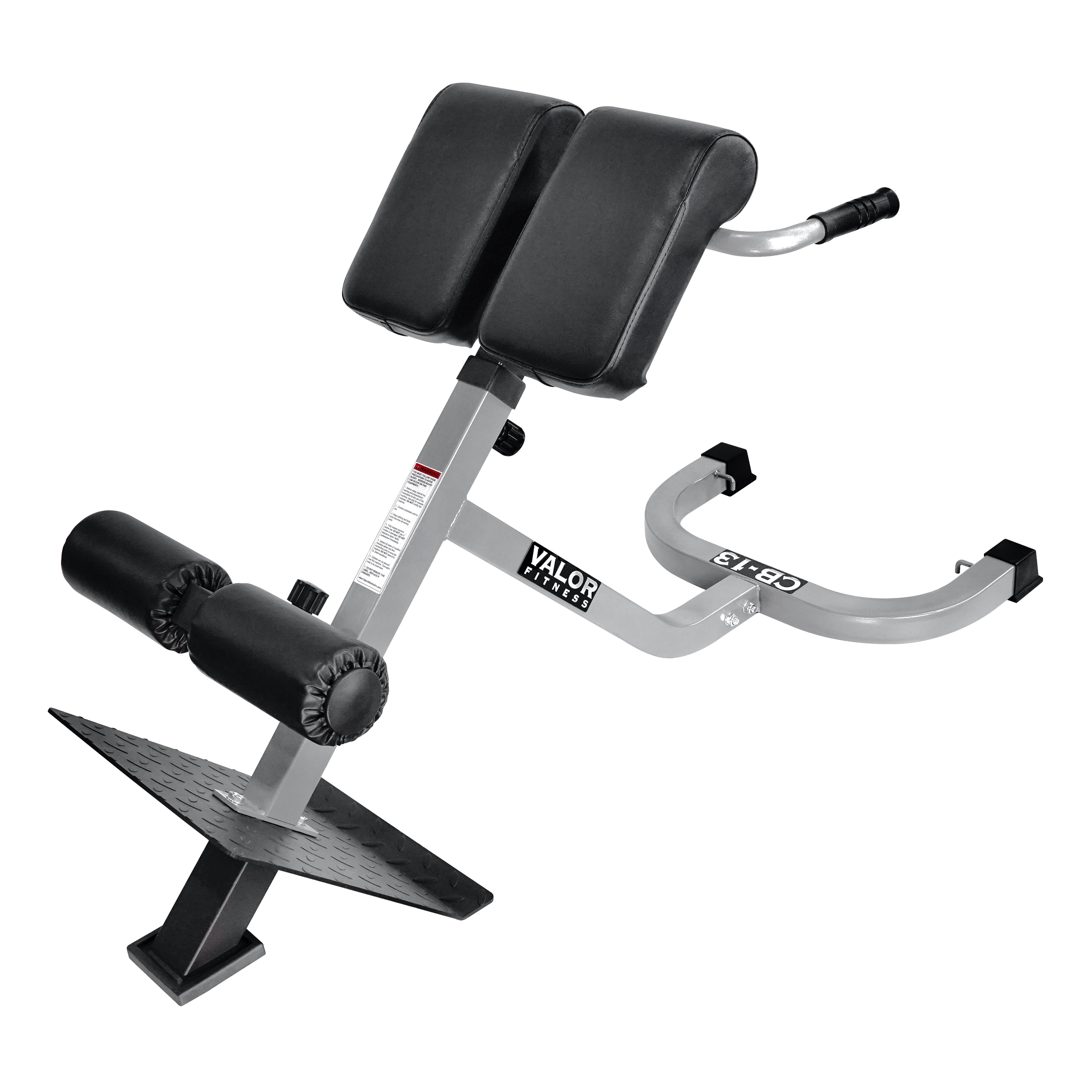 Valor Fitness Adjustable Back Extension Machine for Core and Lower Back Strength, 250 lb Max Weight
