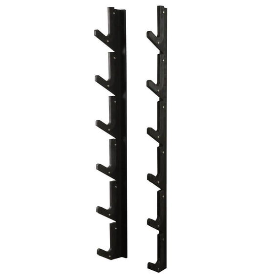 Valor Fitness BH-12 Wall Mounted 6-Barbell Storage Rack