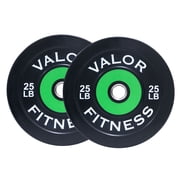 Valor Fitness BPP-25 25lbs Bumper Plate Pair