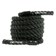 Valor Fitness Battle Rope - 40-ft Braided Nylon Exercise Rope Without Protective Sleeve Workout Rope BRB-WO