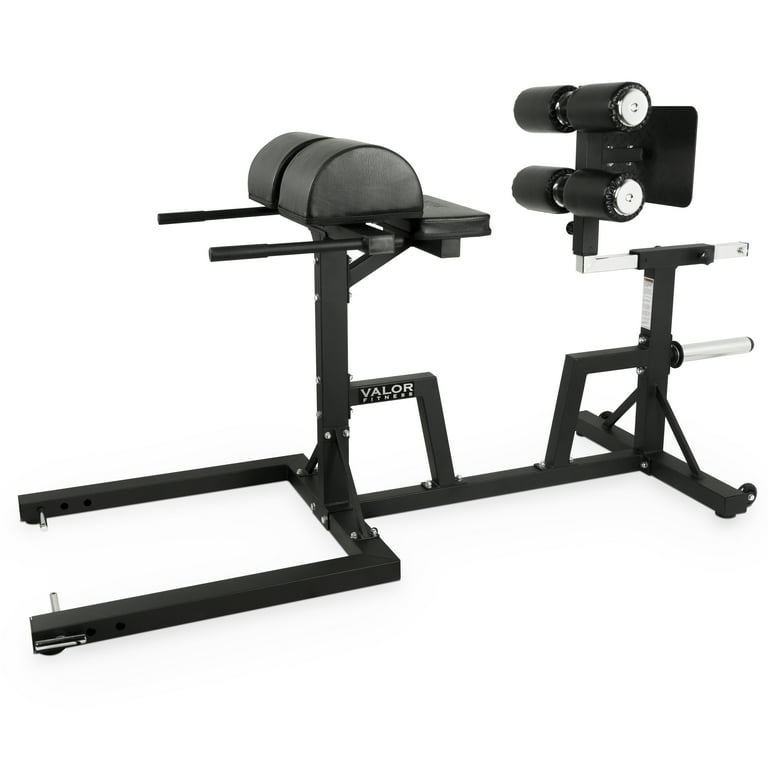 Valor Fitness Glute Ham Developer Machine Adjustable GHD Equipment Max Weight 400 lbs Ab Core Hip Back Workout Hyperextensions Sit Ups Includes Band Pegs Olympic Plate Storage Home Gym Walmart