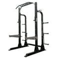 thumbnail image 1 of Valor Fitness Half Rack Squat Machine – 5 Position Multi-Grip Pull Up Station - Adjustable Height, Plate & Bar Storage, and Resistance Band Pegs – Max 1000 lbs – Power Rack Equipment -BD-58, 1 of 8