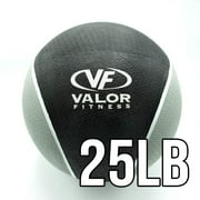 Valor Fitness Medicine Ball, 25 lb Total Body Core Arm Strength Toning Exercises Home Gym Workout