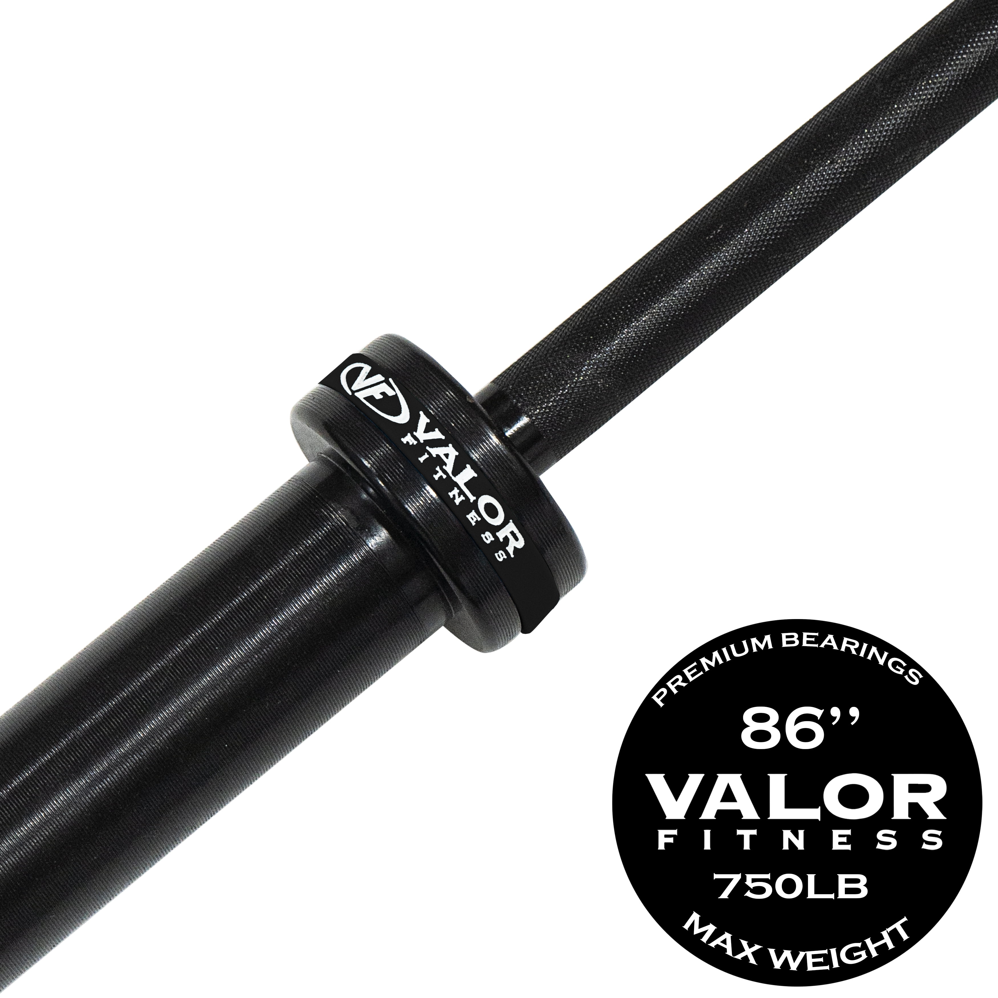 Valor Fitness OB-86-750B Steel Olympic Bar