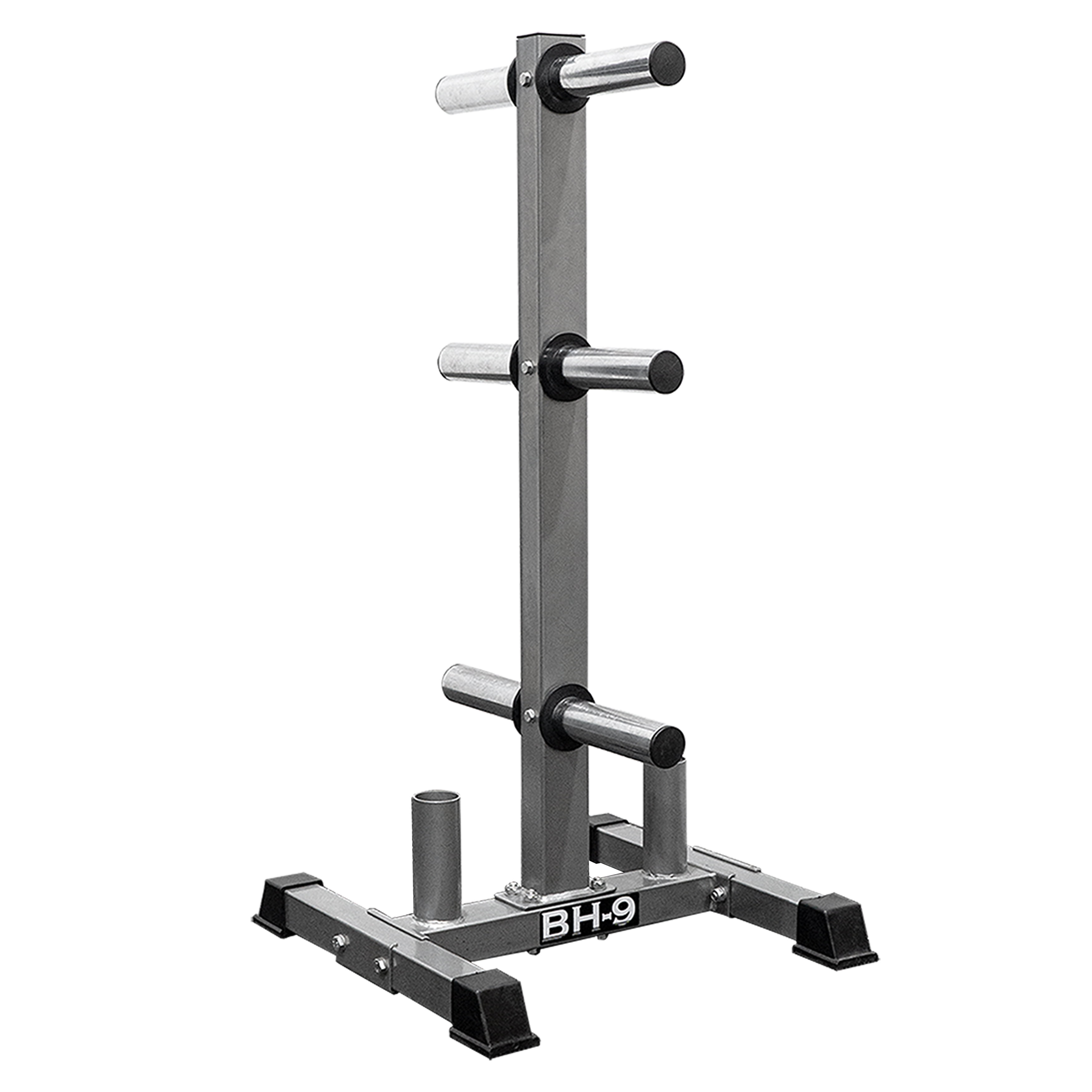 Valor Fitness Olympic Barbell and 2 Inch Weight Plate Tree Organization Storage Rack Walmart