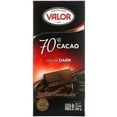 thumbnail image 1 of Valor, Intense Dark Chocolate, 70% Cacao, 3.5 oz Pack of 3, 1 of 2