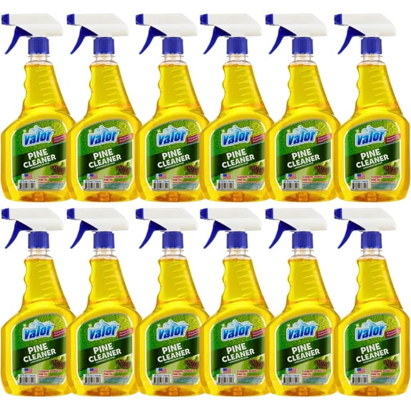Valor Pine All-Purpose Cleaner with Trigger Sprayer, 32 fl oz – Multi-Surface Household Cleaner, Powerful Degreaser, Biodegradable, Fresh Pine Scent, Kitchen & Bathroom Use