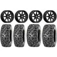 thumbnail image 1 of Valor V01 14" Wheels Black 26" Bear Claw HTR Tires Sportsman RZR Ranger, 1 of 4