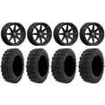 thumbnail image 1 of Valor V01 14" Wheels Black 26" Dual Threat Tires Sportsman 550 850 1000, 1 of 5