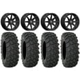 thumbnail image 1 of Valor V01 14" Wheels Black 27" XTR370 Tires Honda Pioneer, 1 of 5