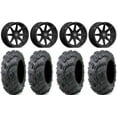 thumbnail image 1 of Valor V01 14" Wheels Black 27" Zilla Tires Honda Rincon Yamaha Rhino Kawasaki Brute Force Suzuki KingQuad, 1 of 4
