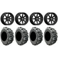thumbnail image 1 of Valor V01 14" Wheels Black 28" Bogger Tires Can-Am Commander Maverick Renegade Outlander Defender, 1 of 4