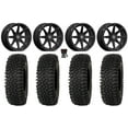 thumbnail image 1 of Valor V01 14" Wheels Black 28" Roctane ST Tires Can-Am Maverick X3 / Honda Pioneer 1000 / Talon, 1 of 4