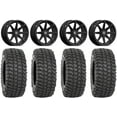 thumbnail image 1 of Valor V01 14" Wheels Black 28" XCR350 Tires Sportsman RZR Ranger, 1 of 4