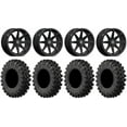 thumbnail image 1 of Valor V01 14" Wheels Black 30" MotoRavage XL Tires Sportsman RZR Ranger, 1 of 4