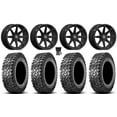 thumbnail image 1 of Valor V01 14" Wheels Black 30" Predator Tires Can-Am Maverick X3 / Honda Pioneer 1000 / Talon, 1 of 4