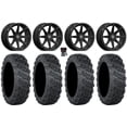 thumbnail image 1 of Valor V01 14" Wheels Black 30" Versa Cross V3 Tires Sportsman RZR Ranger, 1 of 4