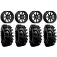 thumbnail image 1 of Valor V01 14" Wheels Black 32" BogMax Tires Sportsman RZR Ranger, 1 of 4