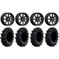 thumbnail image 1 of Valor V01 14" Wheels Black 32" Intimidator Tires Yamaha Viking Wolverine YXZ1000R CFMoto ZForce 950 UForce 1000, 1 of 4