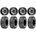 thumbnail image 1 of Valor V01 14" Wheels Black 32" Roxxzilla 396 Tires Can-Am Maverick X3 / Honda Pioneer 1000 / Talon, 1 of 4