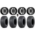 thumbnail image 1 of Valor V01 14" Wheels Black 32" Terra Hook Tires Can-Am Commander Maverick Renegade Outlander Defender, 1 of 4