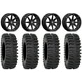thumbnail image 1 of Valor V01 14" Wheels Black 32" XT400 Tires Sportsman RZR Ranger, 1 of 4