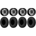 thumbnail image 1 of Valor V01 15" Wheels Black 30" Gripper R/T Tires Can-Am Commander Maverick Renegade Outlander Defender, 1 of 4