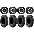 thumbnail image 1 of Valor V01 15" Wheels Black 30" MotoRally Tires Sportsman RZR Ranger, 1 of 4