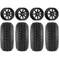 thumbnail image 1 of Valor V01 15" Wheels Black 33" Desert Series Tires Sportsman RZR Ranger, 1 of 4