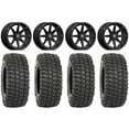 thumbnail image 1 of Valor V01 15" Wheels Black 35" XCR350 Tires Kawasaki Mule Pro FXT, 1 of 4