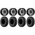 thumbnail image 1 of Valor V01 15" Wheels Black 37" MotoRavage XL Tires Kawasaki Mule Pro FXT, 1 of 4
