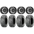 thumbnail image 1 of Valor V02 14" Wheels Black 26" BigHorn 2.0 Tires Kawasaki Mule Pro FXT, 1 of 5