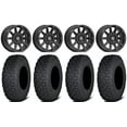 thumbnail image 1 of Valor V02 14" Wheels Black 27" Coyote Tires Can-Am Maverick X3 / Honda Pioneer 1000 / Talon, 1 of 4