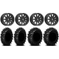thumbnail image 1 of Valor V02 14" Wheels Black 29.5" Swamp Lite Tires Polaris RZR XP 1000 / PRO XP / Ranger XP 900/1000, 1 of 4