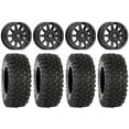 thumbnail image 1 of Valor V02 15" Wheels Black 32" XC450 Tires Polaris RZR XP 1000 / PRO XP / Ranger XP 900/1000, 1 of 4