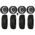 thumbnail image 1 of Valor V02 15" Wheels Black 35" Roctane ST Tires Can-Am Maverick X3 / Honda Pioneer 1000 / Talon, 1 of 4