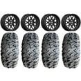 thumbnail image 1 of Valor V03 14" Wheels Black 27" MotoClaw Tires Can-Am Maverick X3 / Honda Pioneer 1000 / Talon, 1 of 4
