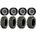 thumbnail image 1 of Valor V03 14" Wheels Black 27" Mud Lite XTR Tires Honda Rincon Yamaha Rhino Kawasaki Brute Force Suzuki KingQuad, 1 of 4