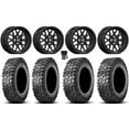 thumbnail image 1 of Valor V03 14" Wheels Black 27" Predator Tires Sportsman RZR Ranger, 1 of 5
