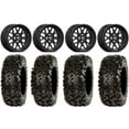 thumbnail image 1 of Valor V03 14" Wheels Black 27" Rip Saw Tires Sportsman 550 850 1000, 1 of 4