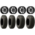 thumbnail image 1 of Valor V03 14" Wheels Black 28" BFG KM3 Tires Kawasaki Mule Pro FXT, 1 of 4