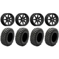 thumbnail image 1 of Valor V03 14" Wheels Black 28" Crawler XR Tires Sportsman 550 850 1000, 1 of 4