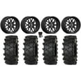 thumbnail image 1 of Valor V03 14" Wheels Black 28" Outlaw M/T Tires Can-Am Commander Maverick Renegade Outlander Defender, 1 of 4