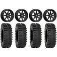 thumbnail image 1 of Valor V03 14" Wheels Black 28" XT400 Tires Honda Rincon Yamaha Rhino Kawasaki Brute Force Suzuki KingQuad, 1 of 4