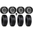 thumbnail image 1 of Valor V03 14" Wheels Black 30" Intersect Tires Honda Rincon Yamaha Rhino Kawasaki Brute Force Suzuki KingQuad, 1 of 4
